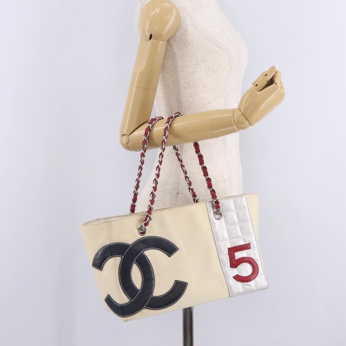 Chanel No.5 Canvas and Leather, Beige, Canvas, Tote Bag