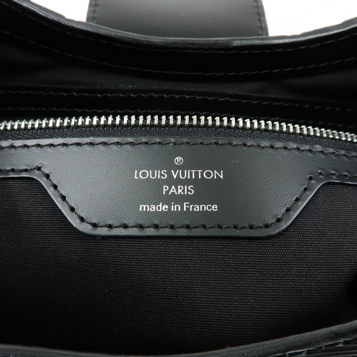Louis Vuitton Montaigne Sac Epi Leather, Black, Leather, Handbag