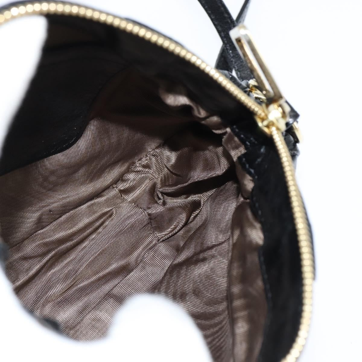 Chloe 2way shoulder bag Leather, Black, Leather, Shoulder Bag