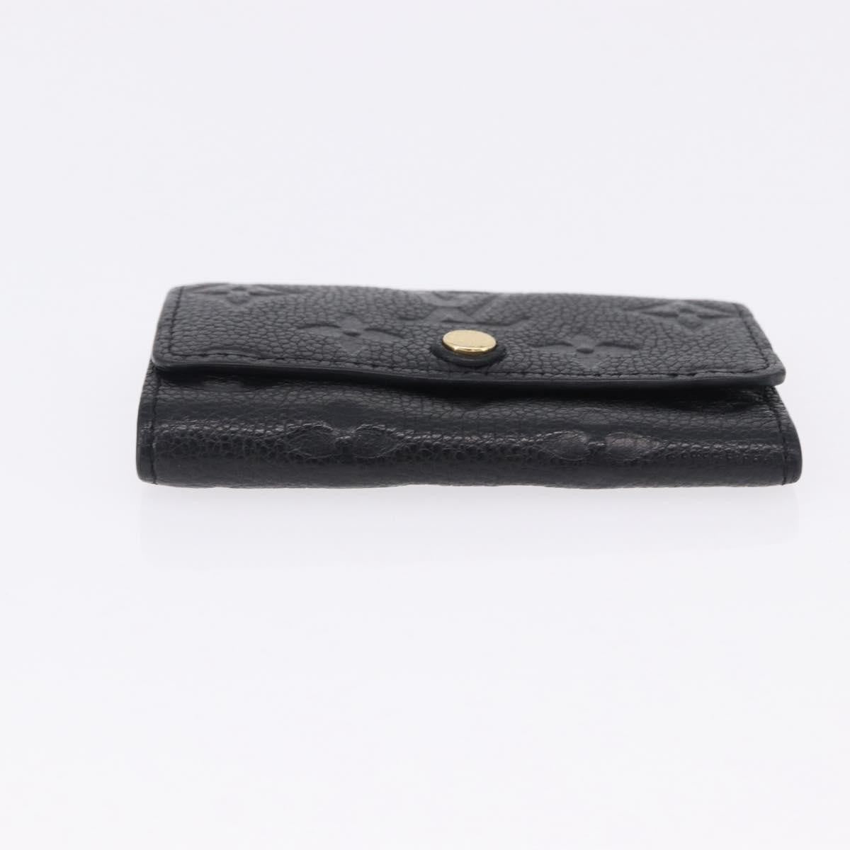 Louis Vuitton Multiclés 6 monogramme empreinte, Black, Leather, Wallet