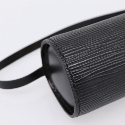 Louis Vuitton Soufflot Pochette Epi Leather, Black, Leather, Clutch