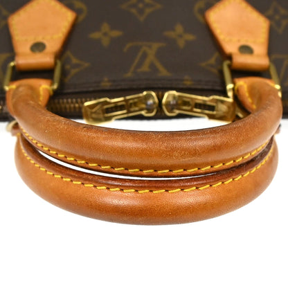Louis Vuitton Alma Monogram Canvas, Brown, Canvas, Handbag