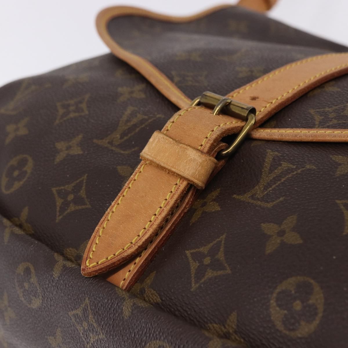 Louis Vuitton Saumur Monogram, Brown, Canvas, Shoulder Bag
