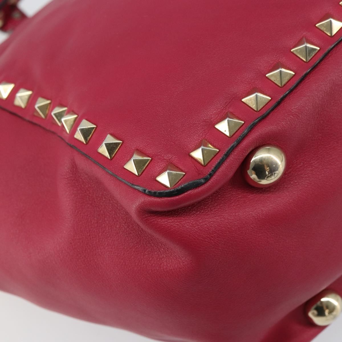 Valentino Garavani Rockstud Tote Soft Leather, Pink, Leather, Tote Bag