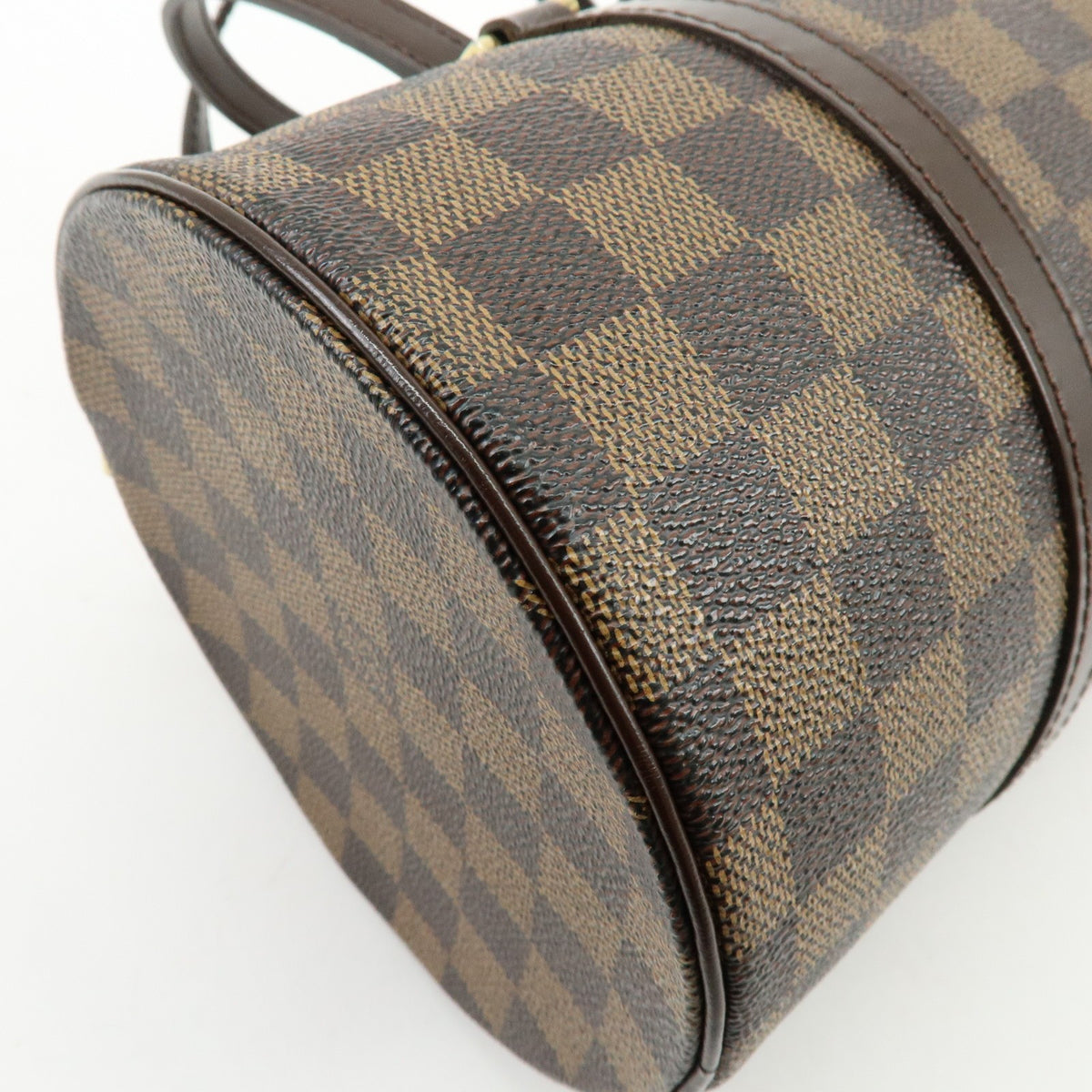 Louis Vuitton Papillon Damier Ebene, Brown, Canvas, Handbag