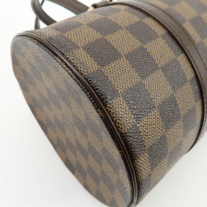 Louis Vuitton Papillon Damier Ebene, Brown, Canvas, Handbag
