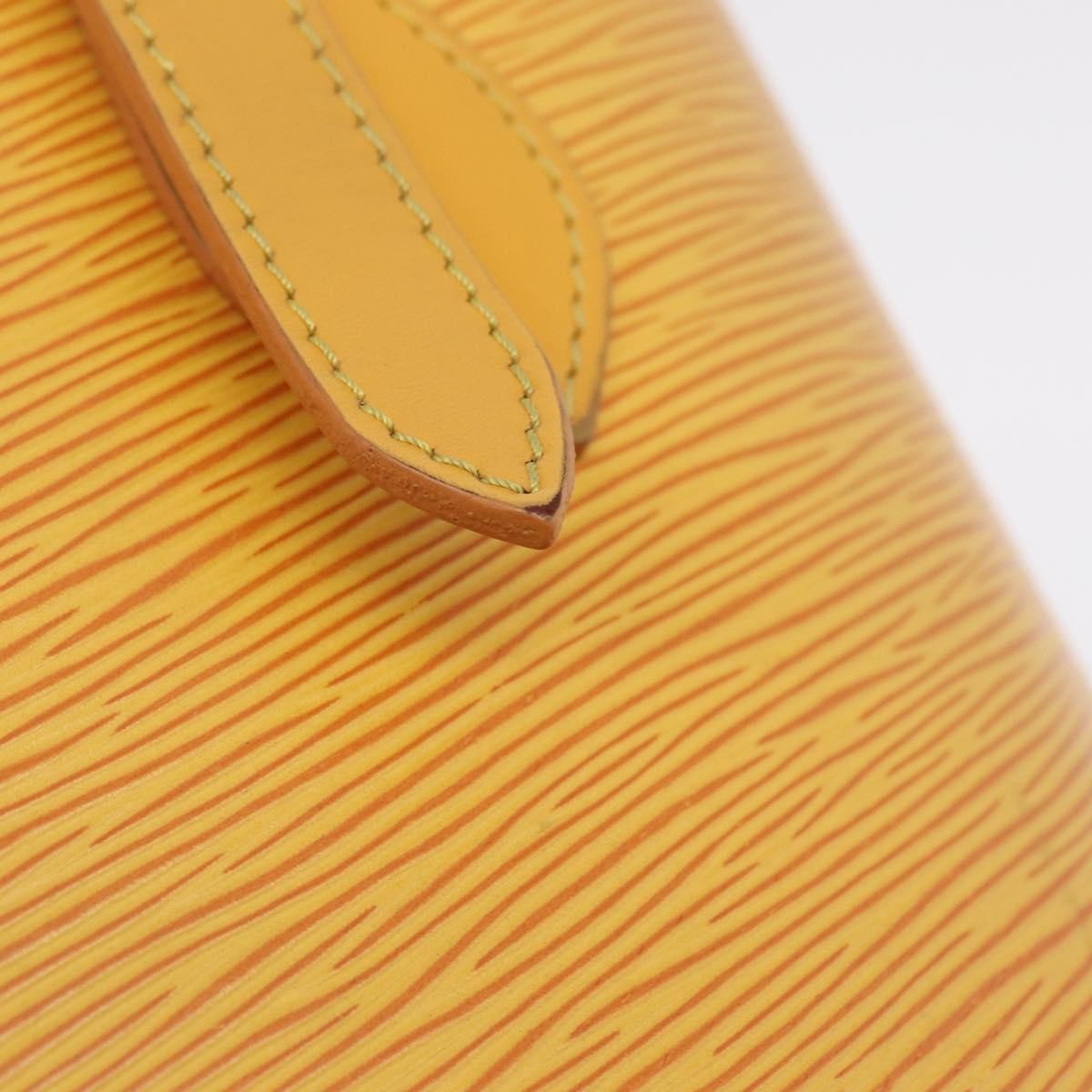 Louis Vuitton Petit Bucket Epi Leather, Yellow, Leather, Handbag