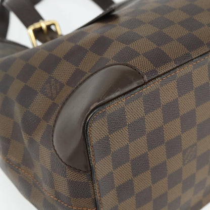 Louis Vuitton Hampstead Damier, Brown, Canvas, Tote Bag