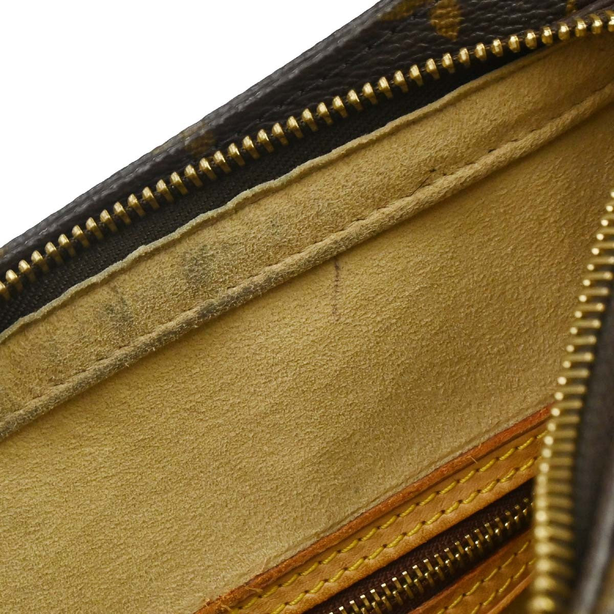 Louis Vuitton Looping Monogram Canvas, Brown, Canvas, Handbag