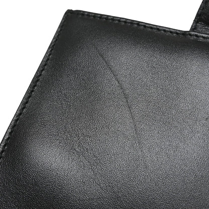Gucci Vintage square G Leather, Black, Leather, Handbag