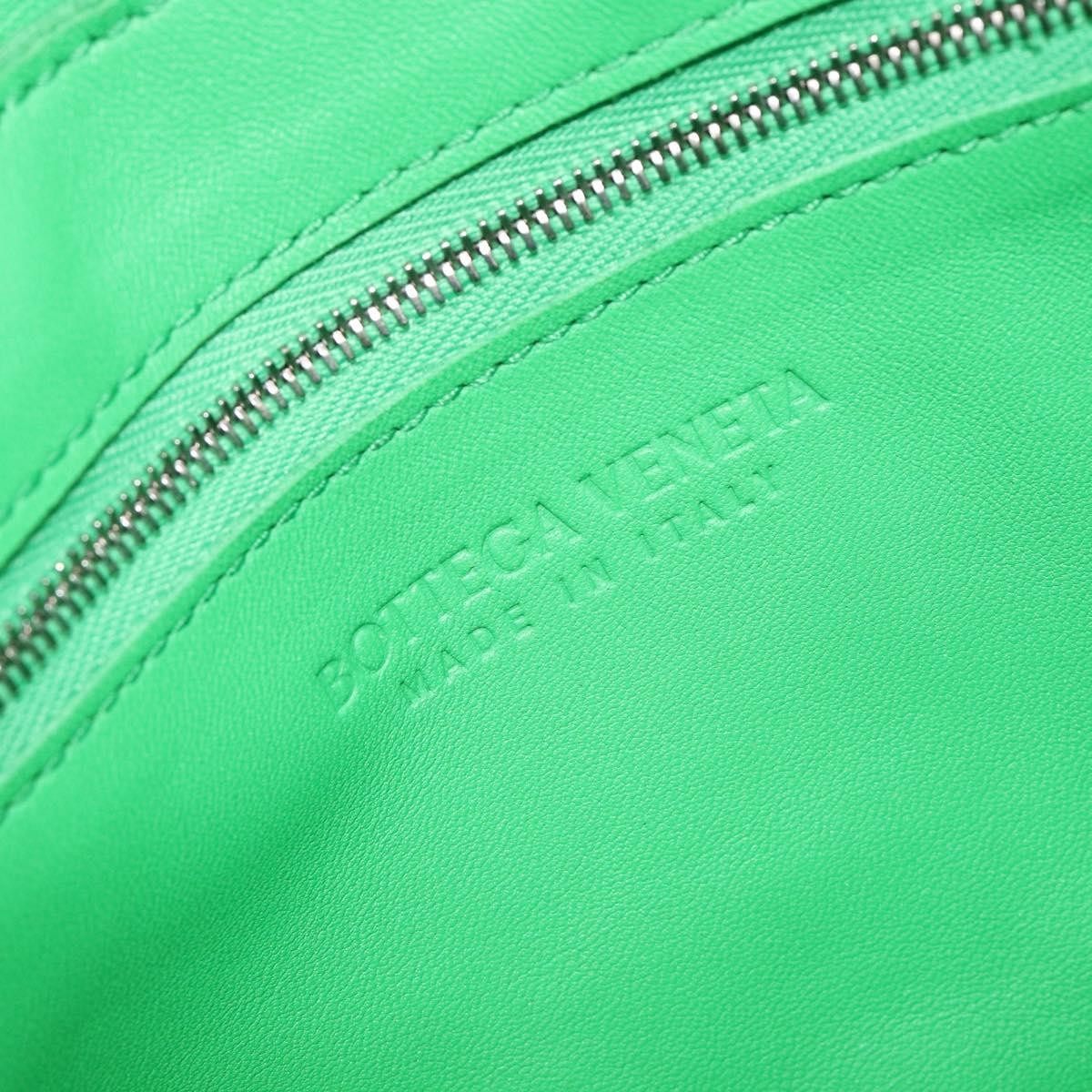 Bottega Veneta Cassette Maxi Intrecciato Leather, Green, Leather, Crossbody Bag