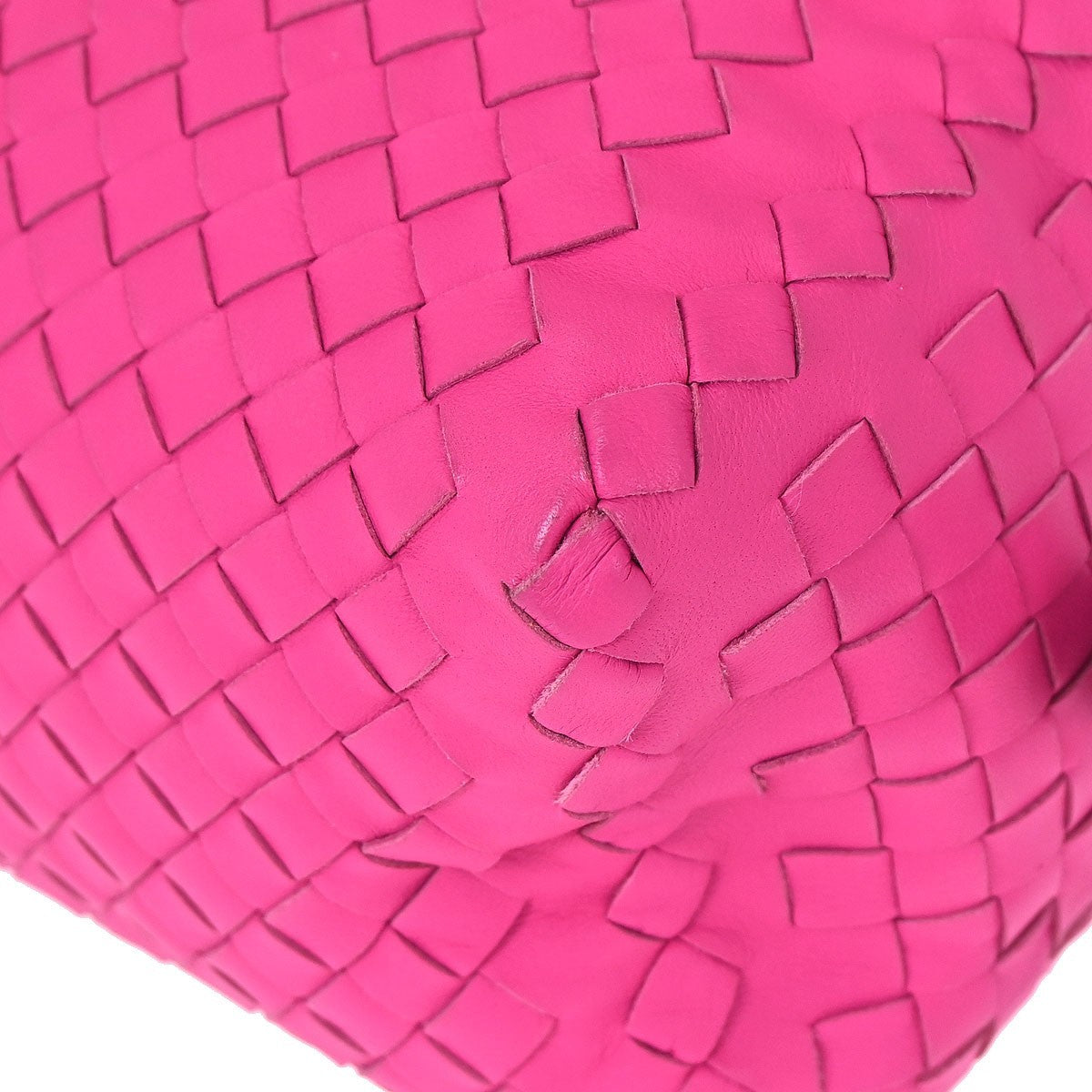 Bottega Veneta Intrecciato Leather, Pink, Leather, Handbag