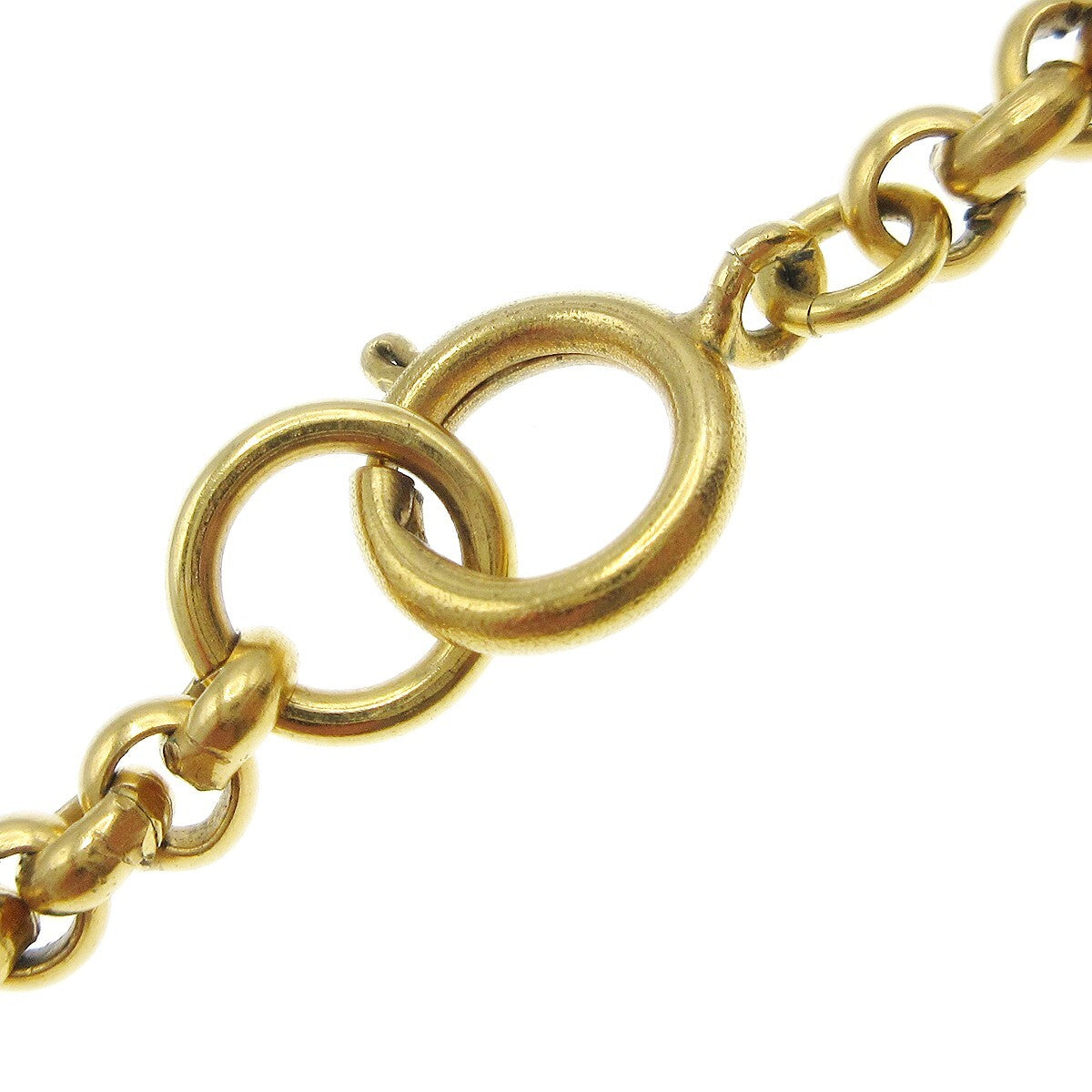 Chanel CC Heart Pendant Metal, Gold, Gold Plated, Necklace