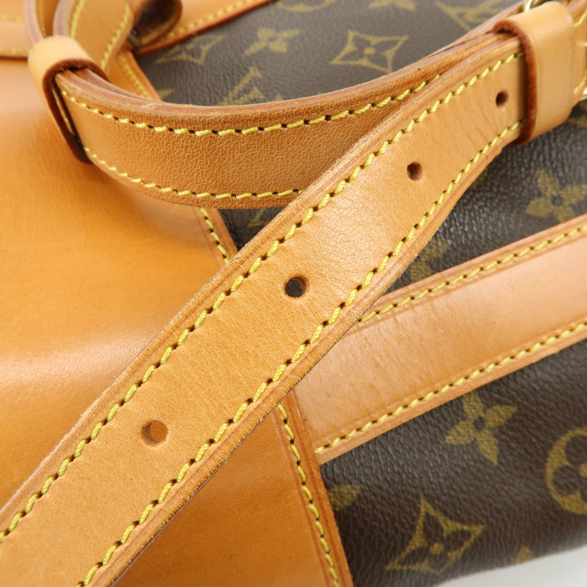 Louis Vuitton Randonnee Monogram Canvas, Brown, Canvas, Backpack