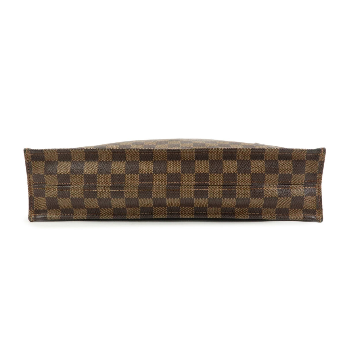 Louis Vuitton Sac Plat Damier, Brown, Canvas, Handbag