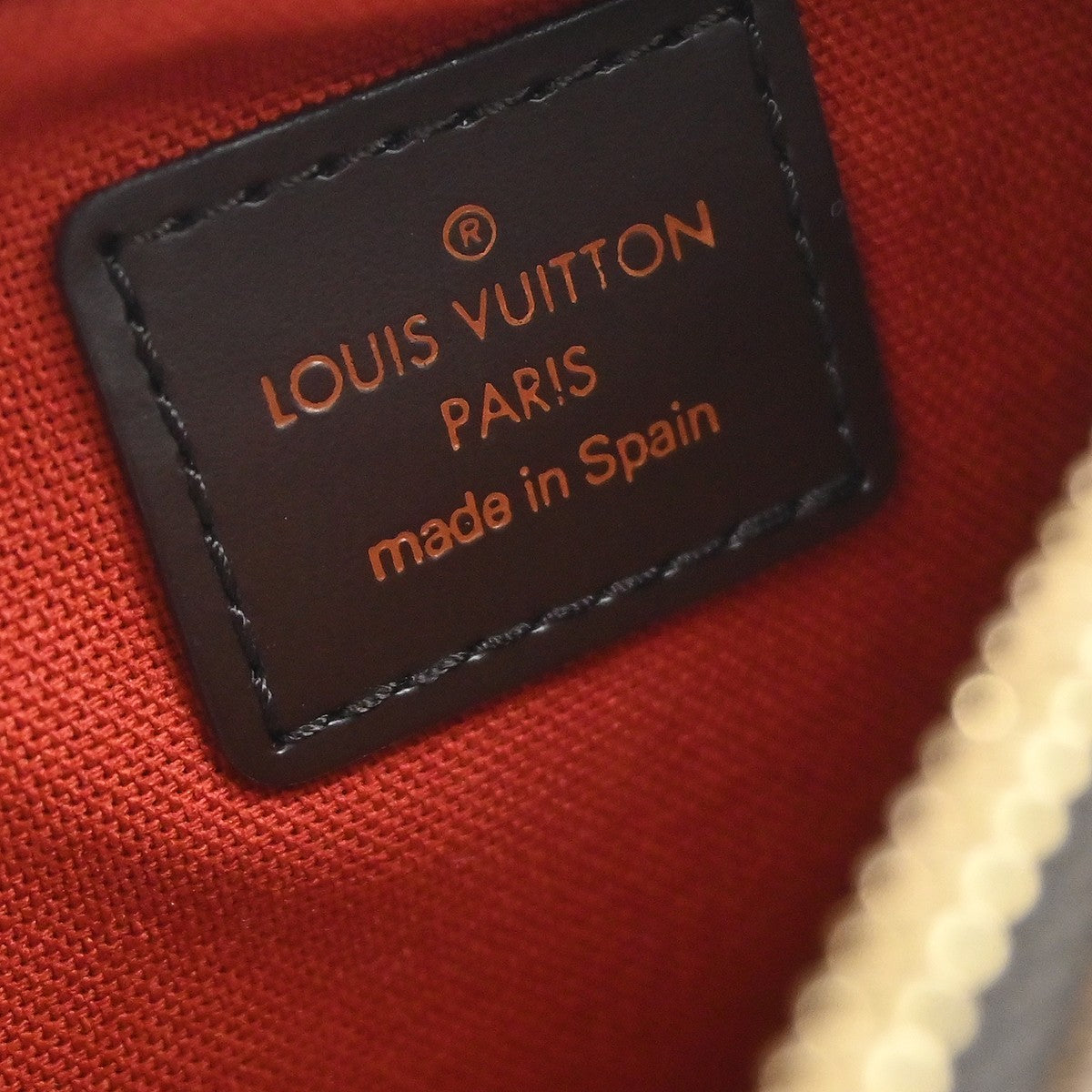 Louis Vuitton Geronimos Damier, Brown, Canvas, Clutch