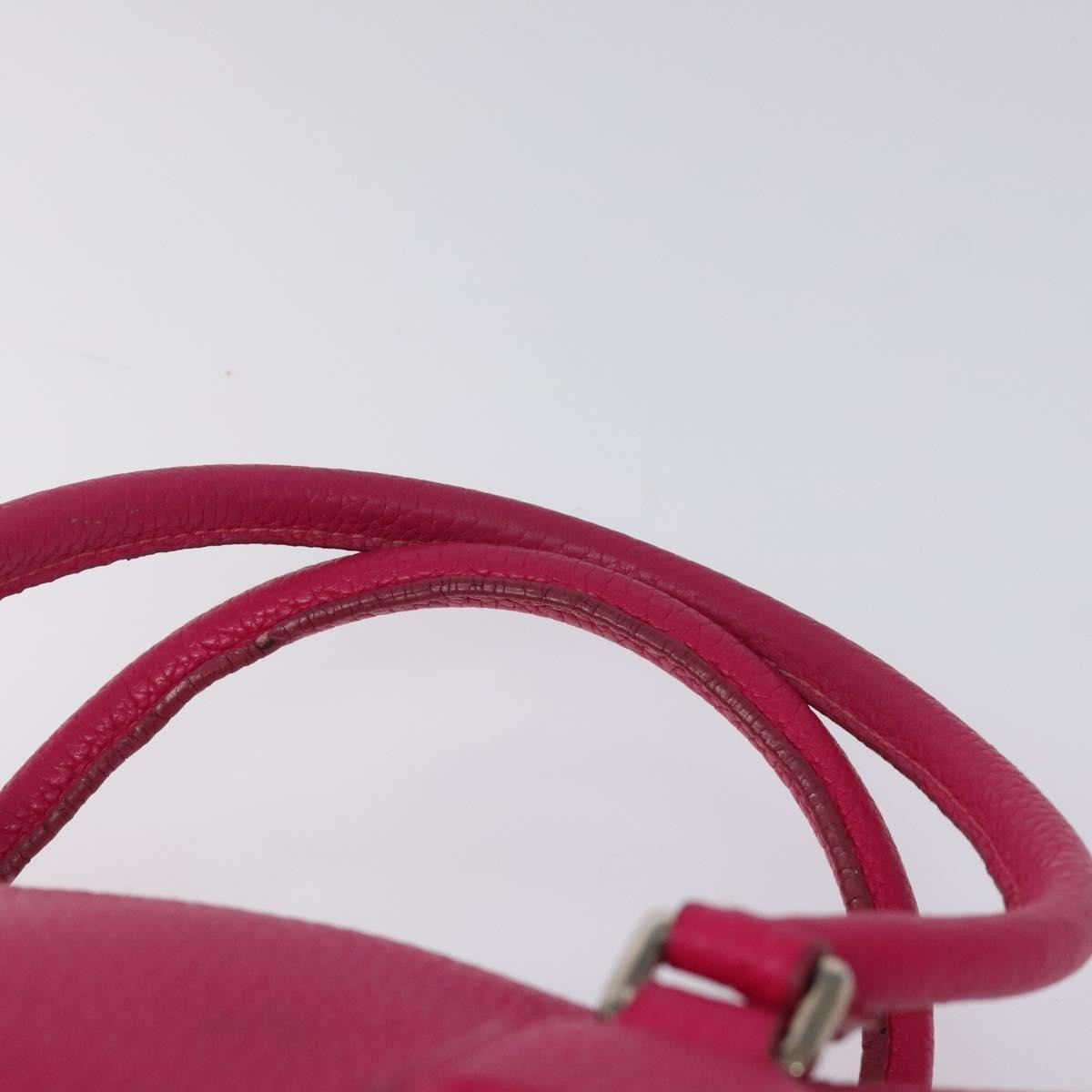 Loewe Vintage Anagram Leather, Pink, Leather, Handbag