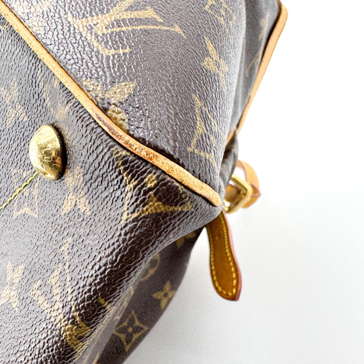 Louis Vuitton Tivoli Monogram Canvas, Brown, Canvas, Handbag