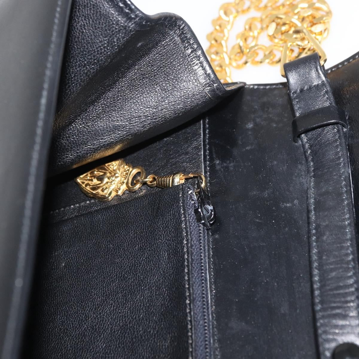 Gucci Shoulder Leather, Black, Leather, Shoulder Bag