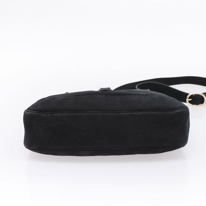 Gucci Jackie O Suede, Black, Leather, Handbag