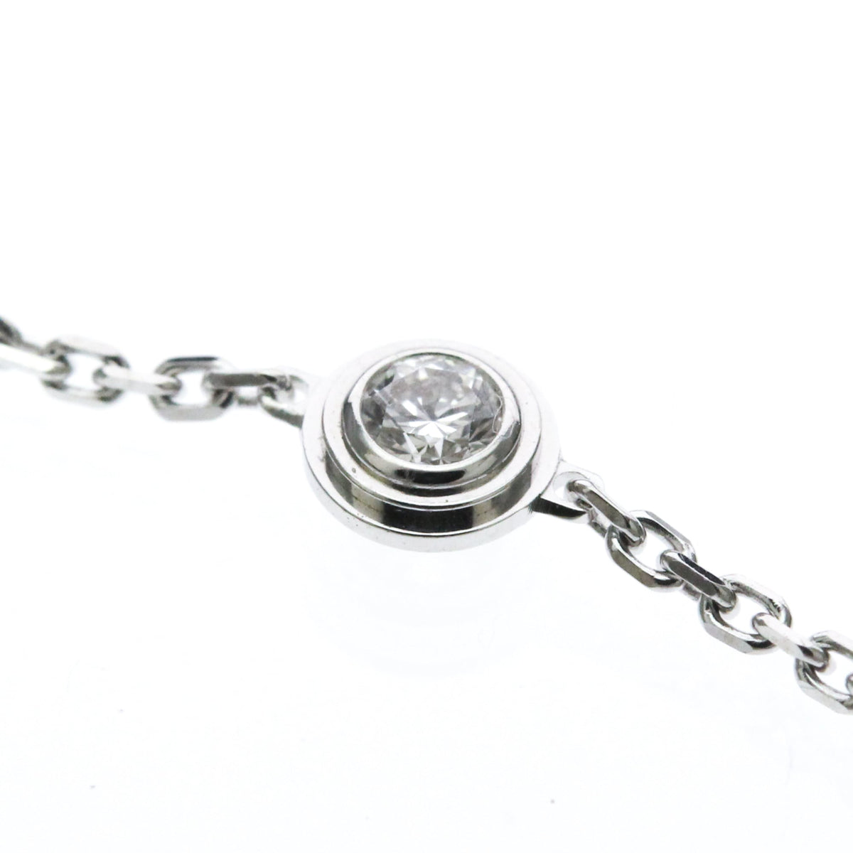 Cartier D'Amour 18K White Gold and Diamond, Silver, White Gold, Bracelet