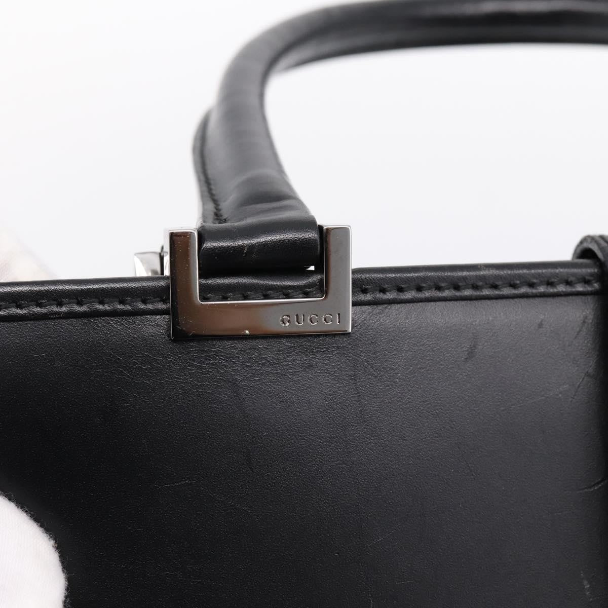 Gucci Jackie Leather, Black, Leather, Tote Bag