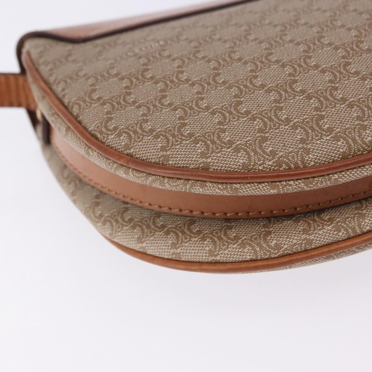 Celine Macadam Canvas, Beige, Canvas, Shoulder Bag
