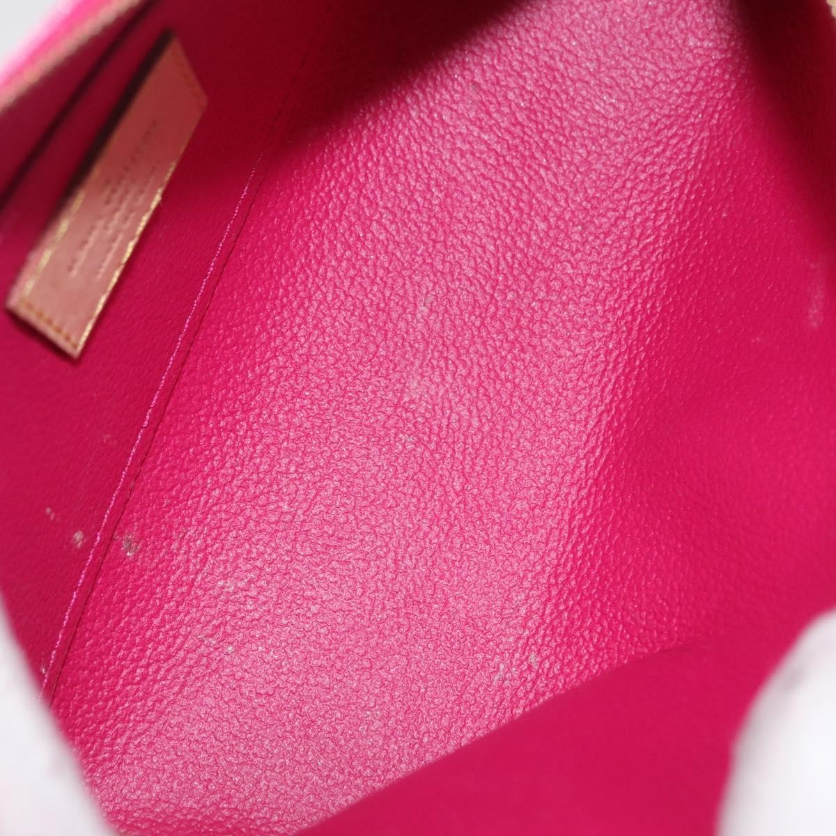 Louis Vuitton Cosmetic Case Limited Edition Monogram Vernis Ikat, Pink, Patent Leather, Toiletry Case