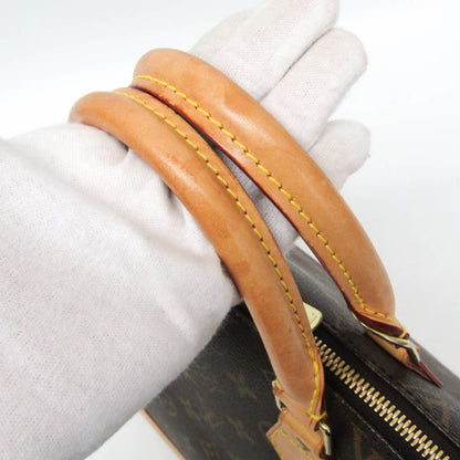 Louis Vuitton Alma Monogram Canvas, Brown, Canvas, Handbag