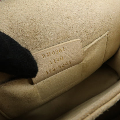 Fendi Kan I Leather, Beige, Leather, Shoulder Bag