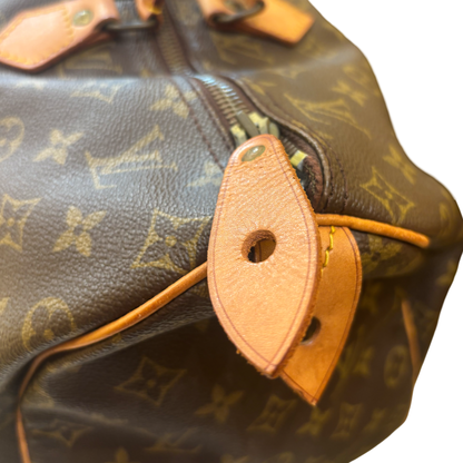 Louis Vuitton Speedy Bandouliere Monogram Canvas, Brown, Canvas, Handbag
