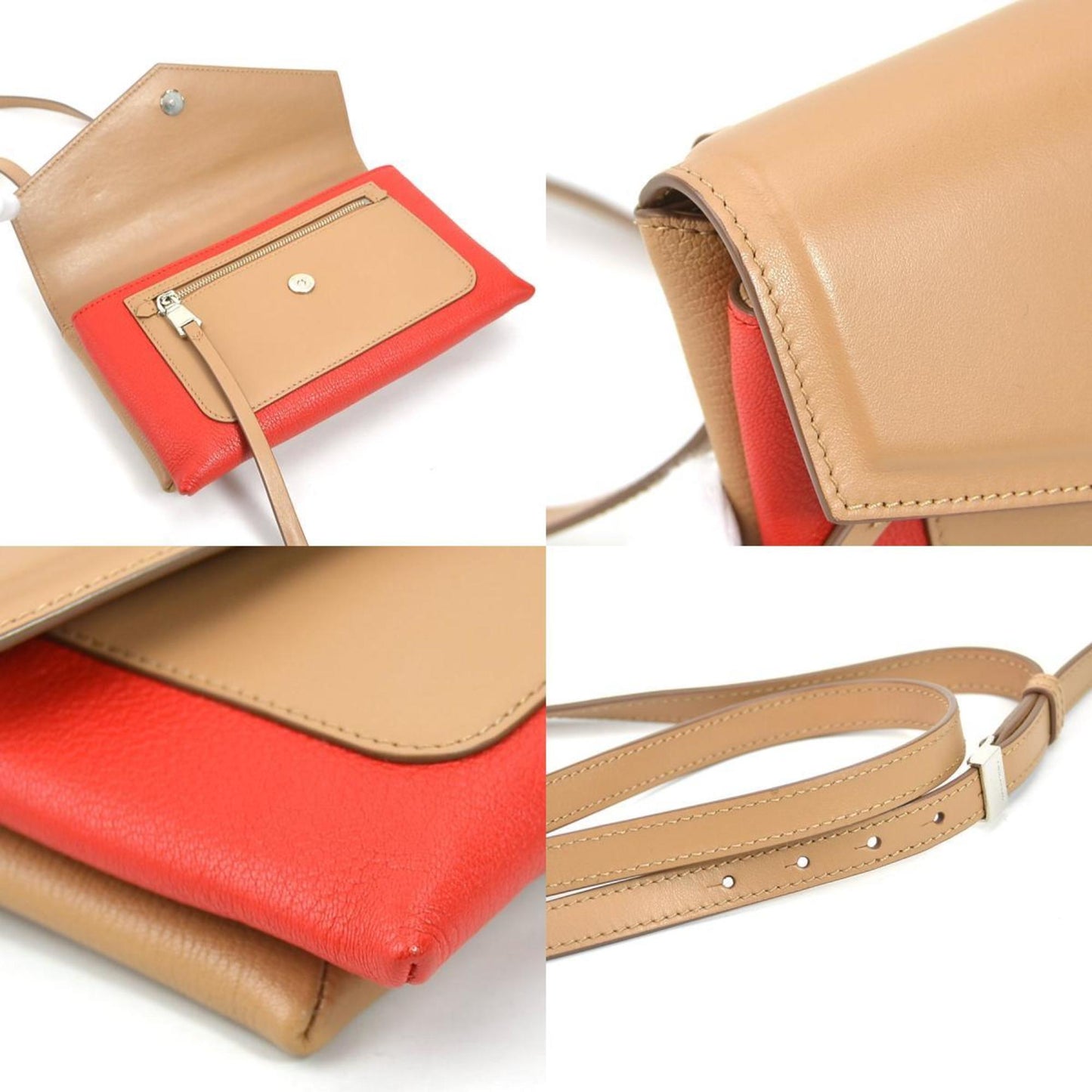 Givenchy, Camel, Leather, shoulder