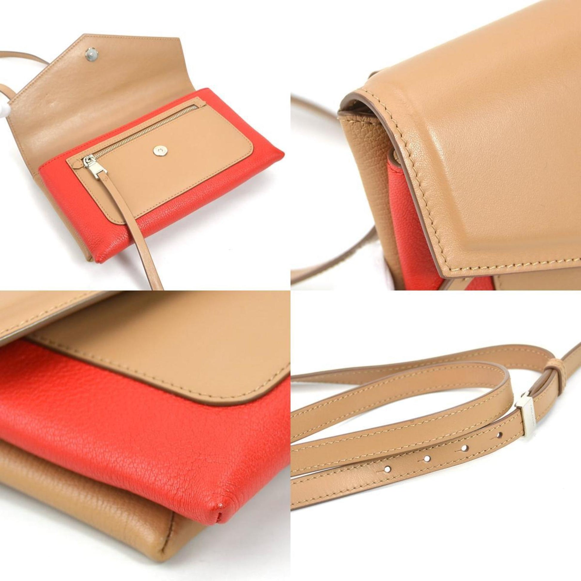 Givenchy, Camel, Leather, shoulder