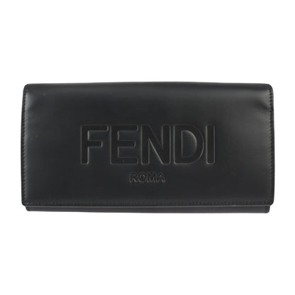 Fendi, Black, Leather, wallet