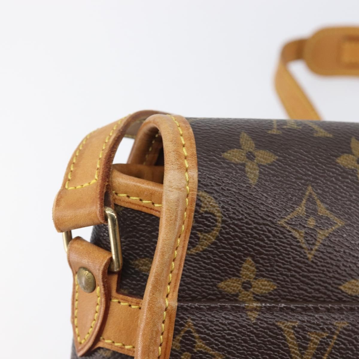Louis Vuitton Sologne Monogram Canvas, Brown, Canvas, Handbag