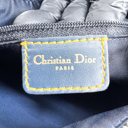Christian Dior Vintage Trotter Boston Diorissimo Canvas, Blue, Canvas, Handbag