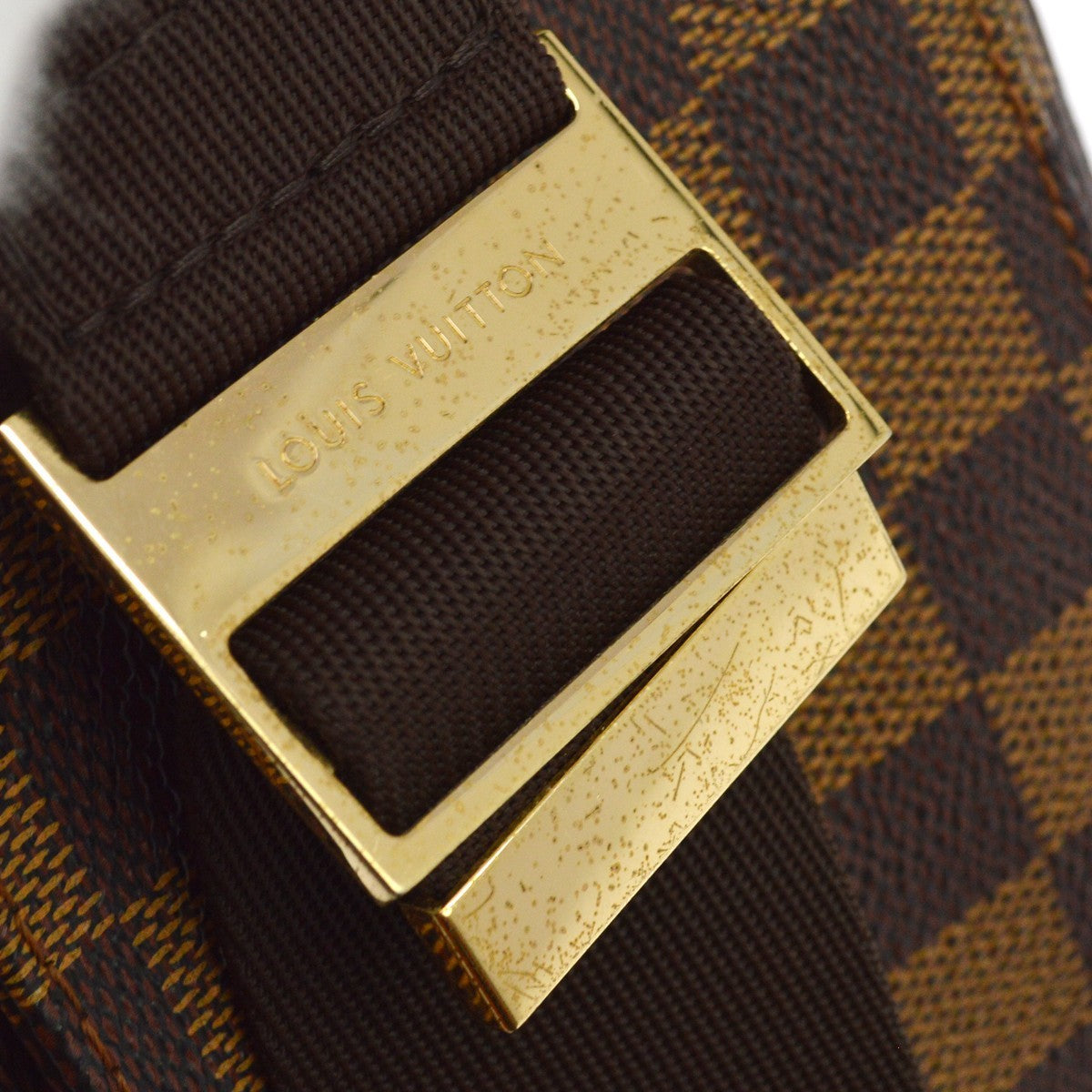 Louis Vuitton Geronimos Damier, Brown, Canvas, Clutch