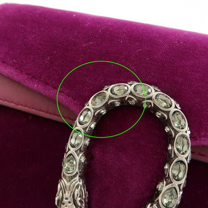 Gucci Dionysus Velvet, Purple, Velvet, Handbag