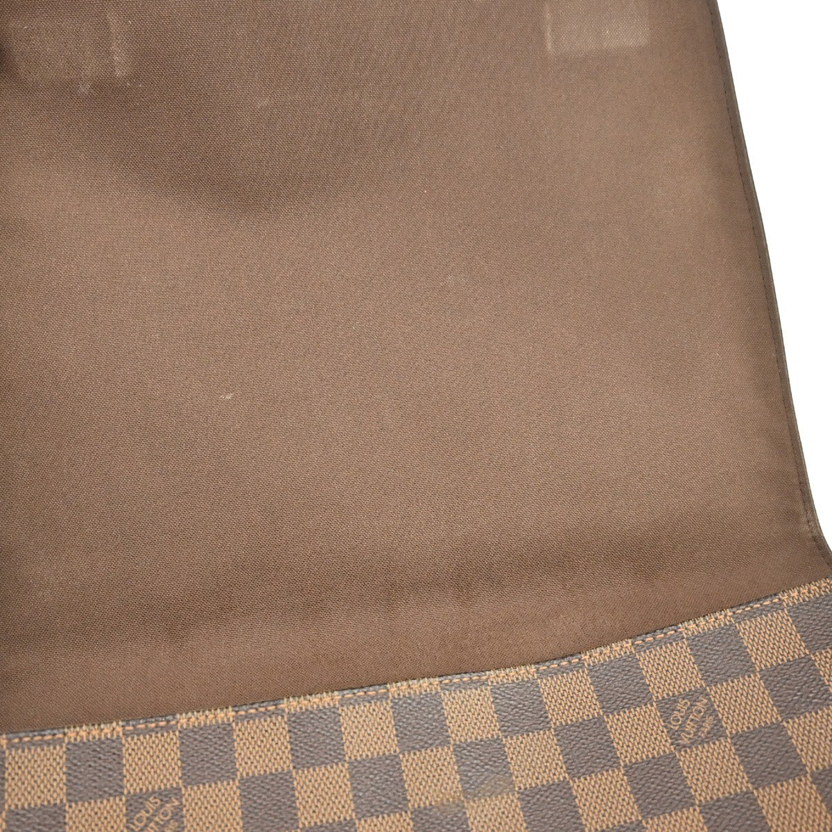 Louis Vuitton Brooklyn Damier, Brown, Canvas, Handbag
