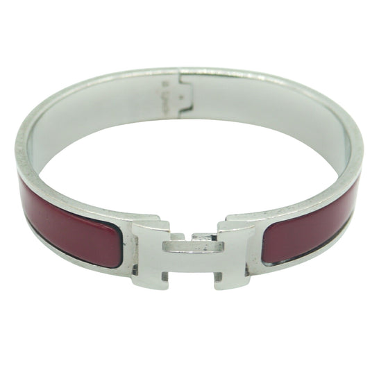 Hermès Clic H, Red, Leather, bracelet