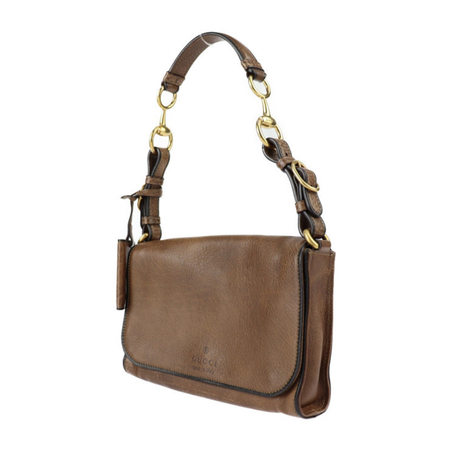 Gucci Horsebit, Brown, Leather, shoulder