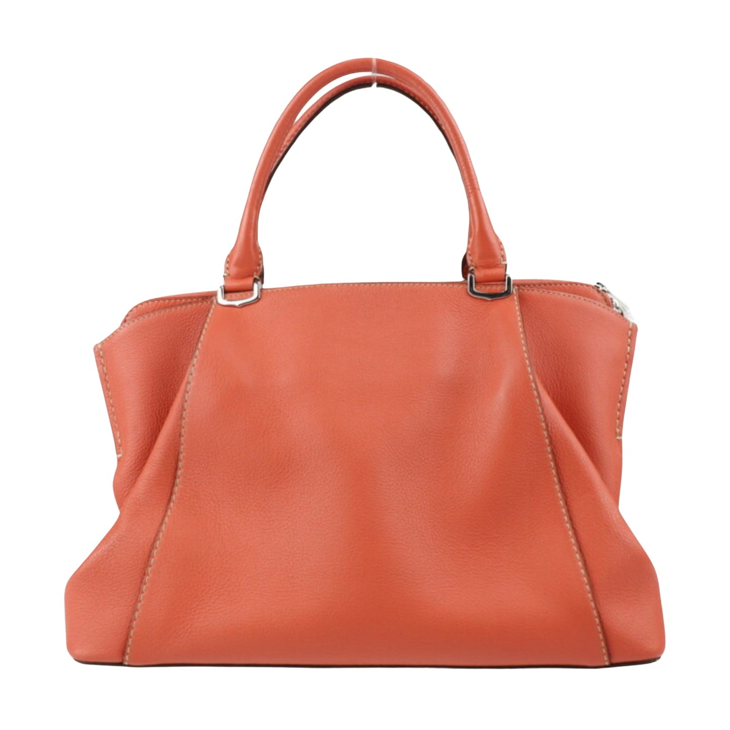 Cartier C de cartier, Orange, Leather, handbag