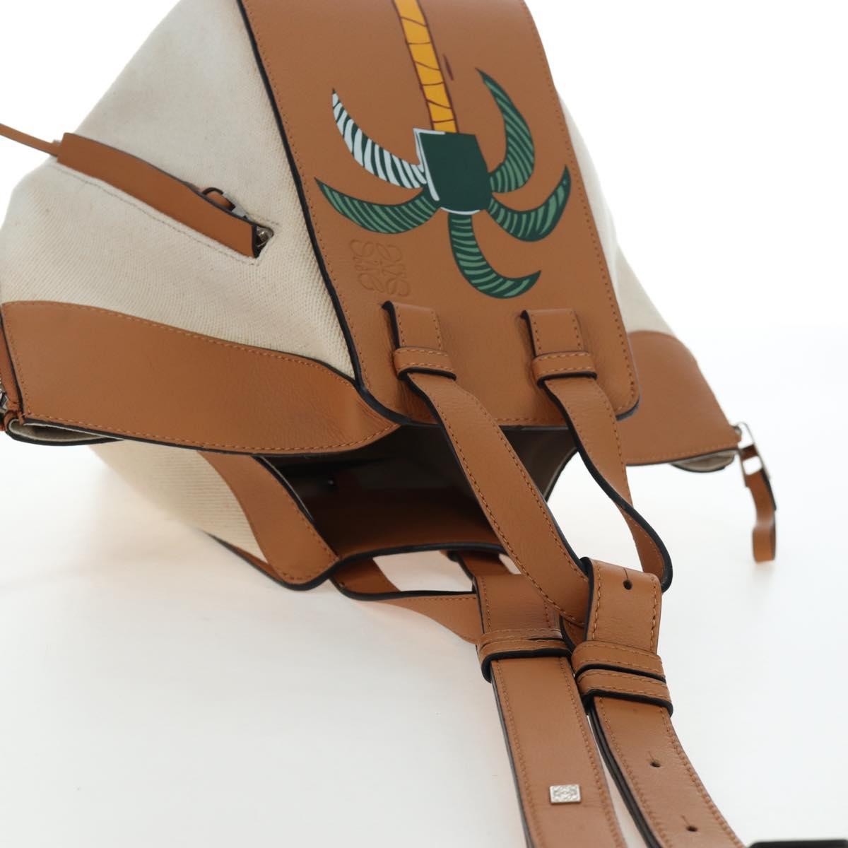 Loewe Ken Price Hammock Printed Leather and Canvas, Beige, Canvas, Handbag