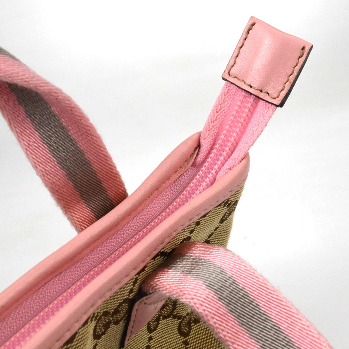 Gucci Kid's Web GG Canvas, Beige, Canvas, Tote Bag