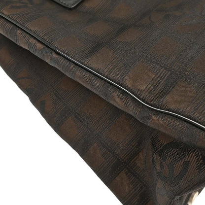 Chanel Travel Line Nylon, Brown, Nylon, Tote Bag