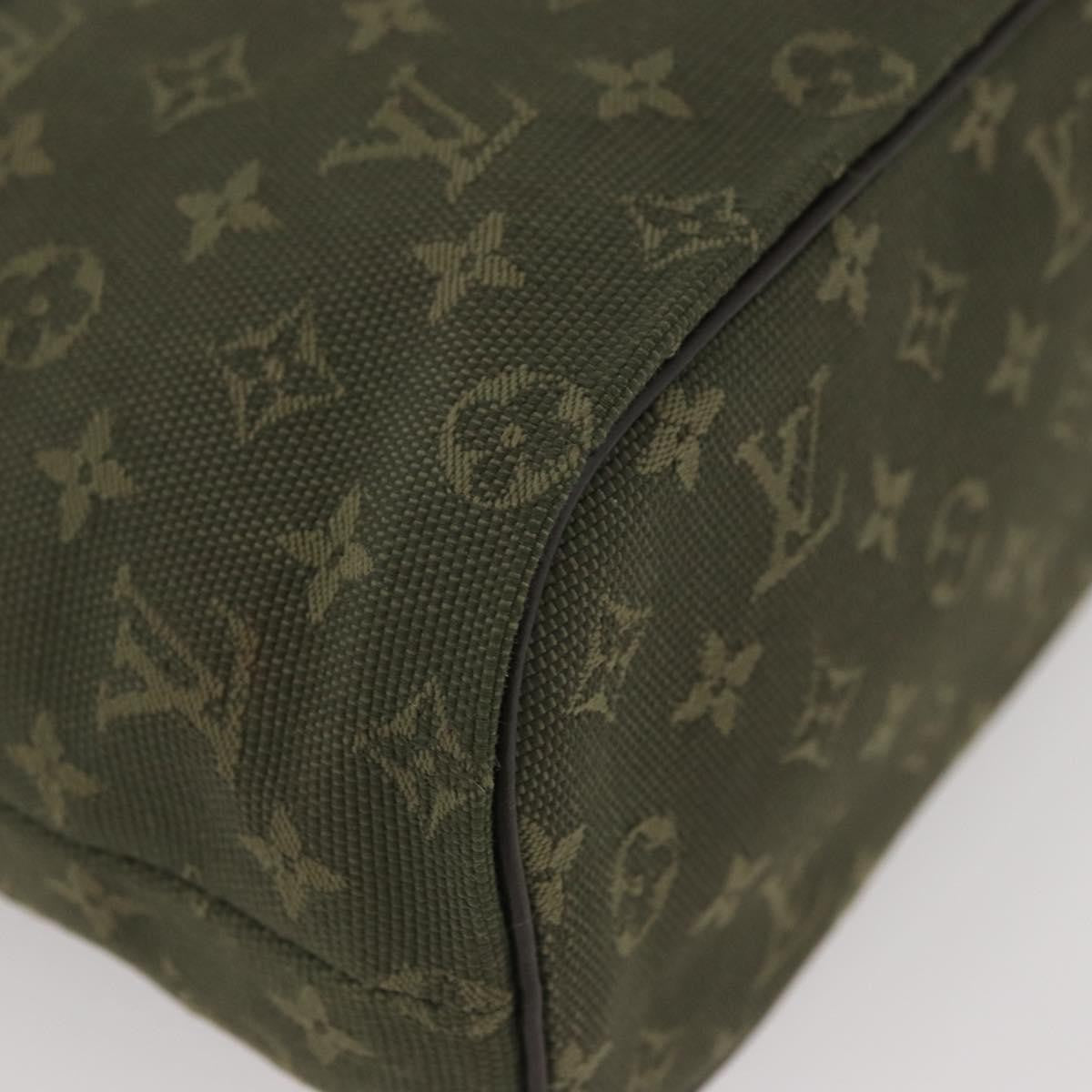 Louis Vuitton Lucille Mini Lin, Khaki, Canvas, Handbag