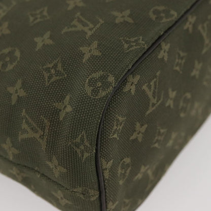 Louis Vuitton Lucille Mini Lin, Khaki, Canvas, Handbag