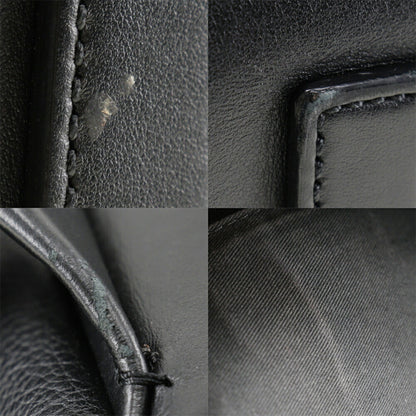 Christian Louboutin, Black, Leather, backpack