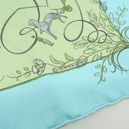 Hermes Carré 45 Les Capucines 100% Silk, Multicolour, Silk, Scarf