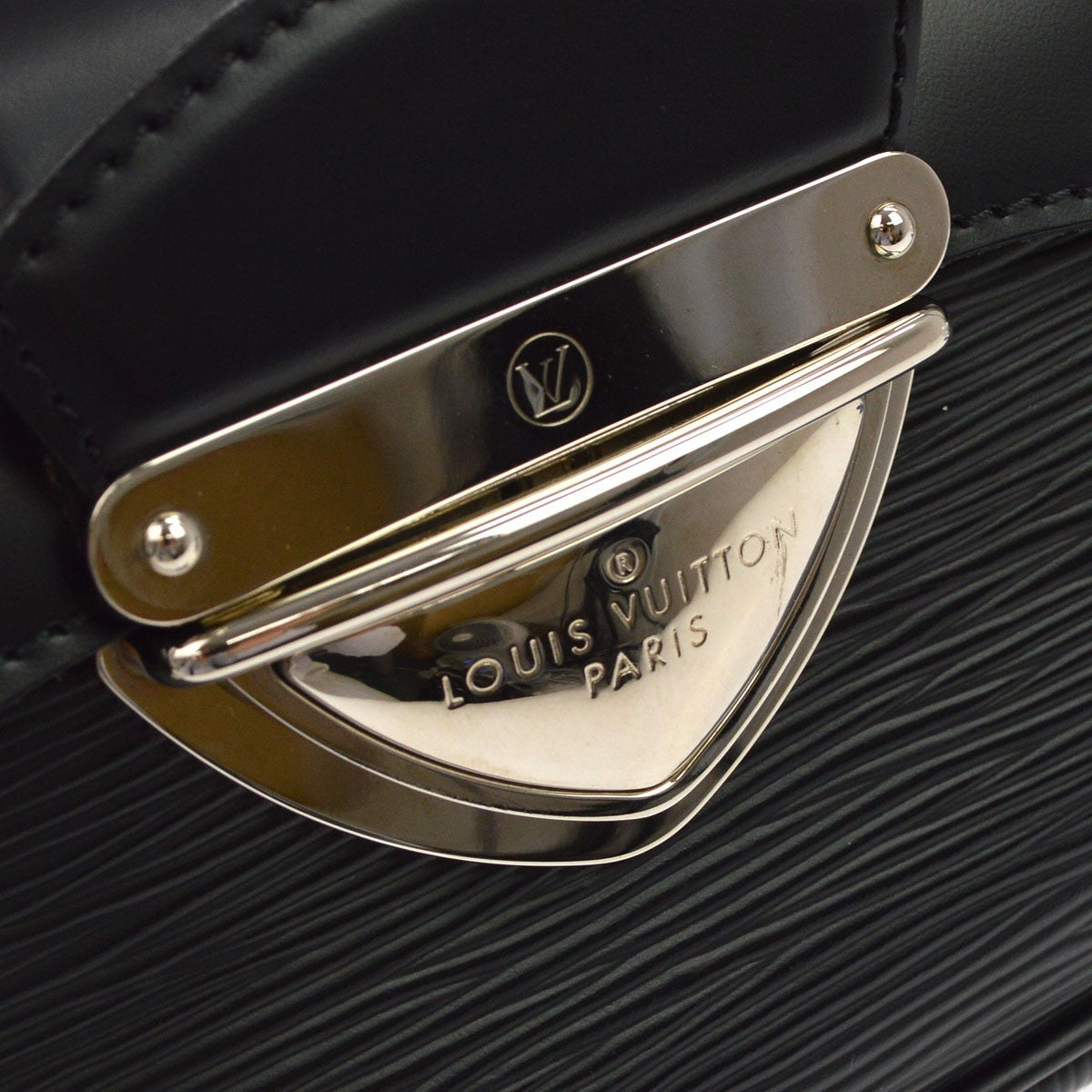 Louis Vuitton Montaigne Clutch Epi Leather, Black, Leather, Clutch